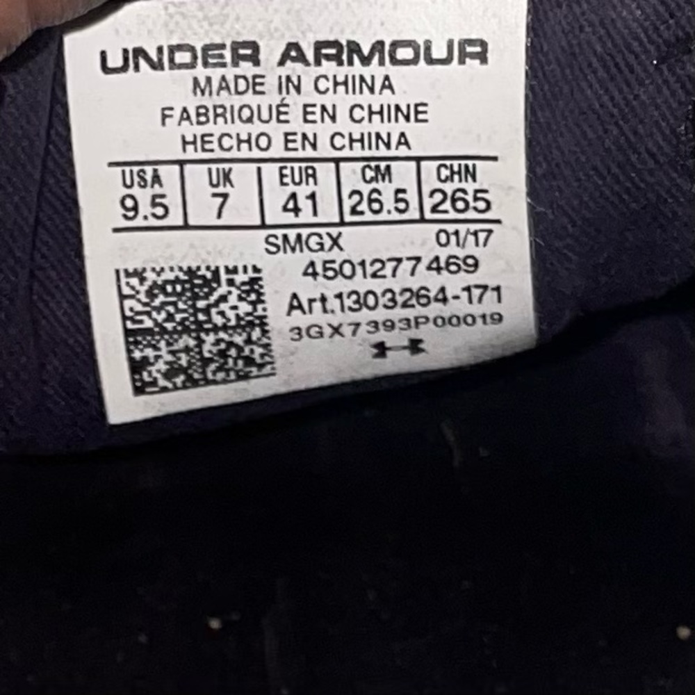 Under Armour Purple Slip Ons 9.5 - Picture 8 of 8
